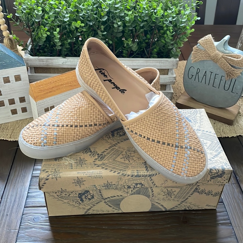 BRAND NEW! Free People Slip On Sneaker Size 41